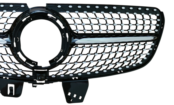 Diamond grill voor V-klasse Facelift Zwart